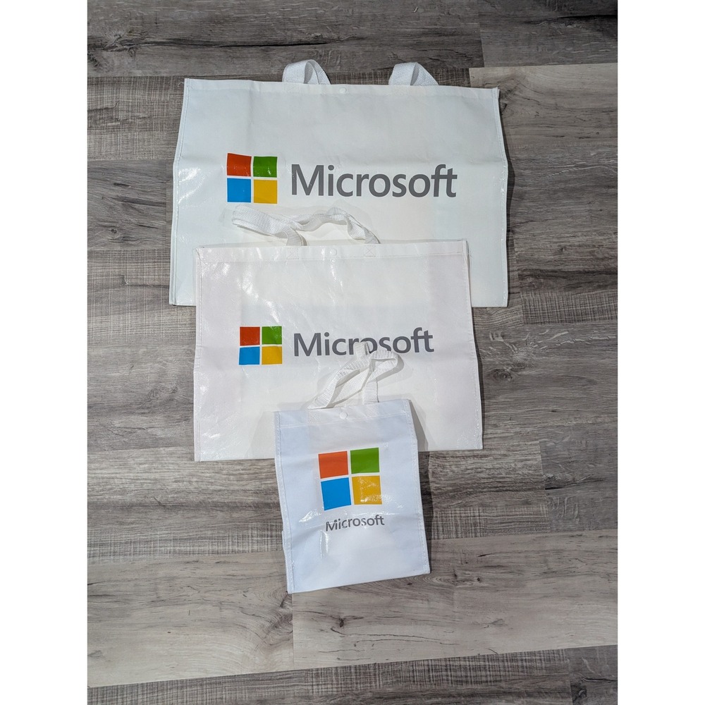 Microsoft Store‎ Tote Bags Exclusive Set Of 3
